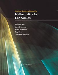 Produktbild: Student Solutions Manual for Mathematics for Economics, fourth edition
