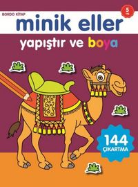 Produktbild: Minik Eller Yapistir Ve Boya Bordo Kitap