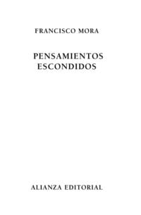 Produktbild: Pensamientos escondidos