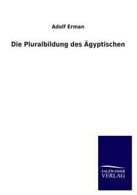 Produktbild: Die Pluralbildung des &Auml;gyptischen