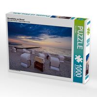 Produktbild: CALVENDO Puzzle Strandk&ouml;rbe am Strand | 1000 Teile Lege-Gr&ouml;&szlig;e 64x48cm Foto-Puzzle f&uuml;r gl&uuml;ckliche Stunden