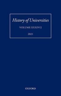 Produktbild: History of Universities: Volume XXXIV/2