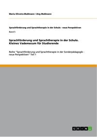 Produktbild: Sprachf&ouml;rderung und Sprachtherapie in der Schule. Kleines Vademecum f&uuml;r Studierende