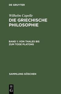 Produktbild: Von Thales bis zum Tode Platons