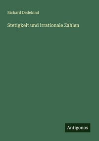 Produktbild: Stetigkeit und irrationale Zahlen