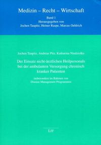 Produktbild: Taupitz, J: Einsatz nicht-&auml;rztlichen Heilpersonals