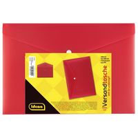 Produktbild: Idena Versandtasche PP transluzent rot DIN C4
