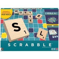 Produktbild: Scrabble Original Holz 2 in 1