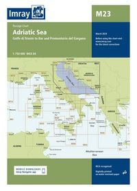 Produktbild: M23 Adriatic Sea, Imray Passage Chart