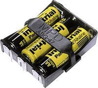 Produktbild: MPD BA3AAPC-UL94V-0 Batteriehalter 3x Mignon (AA) L&ouml;tanschluss (L x B x H) 58 x 48 x 16mm