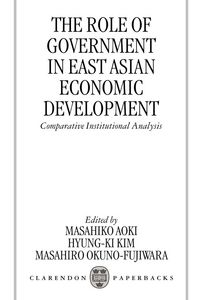 Produktbild: The Role of Government in East Asian Economic Development