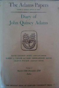 Produktbild: Diary of John Quincy Adams, Volume 2 - March 1786 &iquest; December 1788, Index