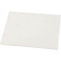 Produktbild: Creativ Company Malplatten Leinwandplatte, Wei&szlig;, 14,8x21 cm, A5, 280 g, 1 Stk