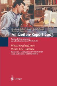 Produktbild: Fehlzeiten-Report 2003