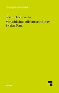 Produktbild: Menschliches, Allzumenschliches 2 (Neue Ausgabe 1886)