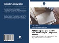 Produktbild: Abteilung f&uuml;r Geschichte und Arch&auml;ologie (Republik Benin)