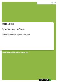 Produktbild: Sponsoring im Sport