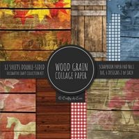 Produktbild: Wood Grain Collage Paper for Scrapbooking Photo Art