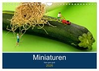 Produktbild: Miniaturen - Klein ganz gro&szlig; (Wandkalender 2026 DIN A4 quer), CALVENDO Monatskalender