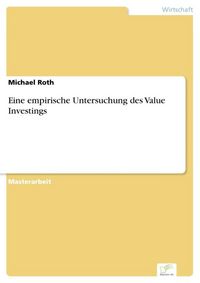 Produktbild: Eine empirische Untersuchung des Value Investings