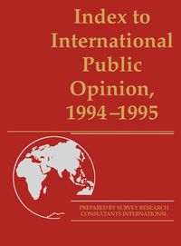 Produktbild: Index to International Public Opinion, 1994-1995