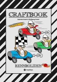 Produktbild: Craftbook - Race On - Spiel - Bastelanleitung - Super Rennwagen - Tutorial - Tolle Motive - Flitzer - Knifflige R&auml;tsel - Storytelling - &Uuml;bungen