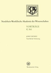 Produktbild: Vom Stil der Verfassung