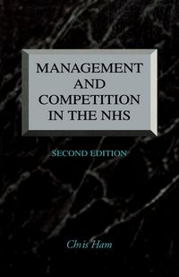 Produktbild: Management and Competition in the NHS