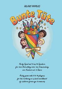 Produktbild: Bunte T&uuml;te Party-Spiel mit 8 bis 16 Spielern f&uuml;r den Geburtstag oder die Einschulung von Kindern ab 6 Jahre - Party game with 8 to 16 players for the