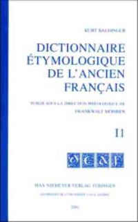Produktbild: Dictionnaire etymologique de l' ancien francais (DEAF). Fasc.I 1-4