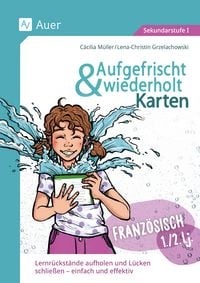 Produktbild: Aufgefrischt-und-wiederholt-Karten Franz&ouml;sisch 1-2