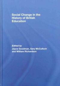 Produktbild: Social Change in the History of British Education