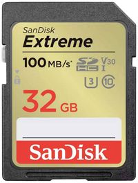 Bild vom Artikel SanDisk Extreme SDXC-Karte 32GB Class 10 UHS-I stoßsicher, Wasserdicht vom Autor 