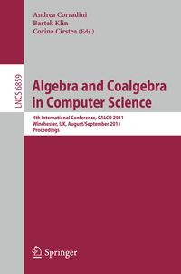 Produktbild: Algebra and Coalgebra in Computer Science