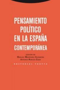 Produktbild: Pensamiento pol&iacute;tico en la Espa&ntilde;a contempor&aacute;nea