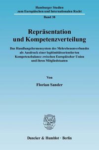 Produktbild: Repr&auml;sentation und Kompetenzverteilung.