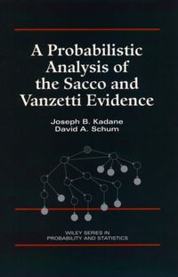 Produktbild: Kadane, J: Probabilistic Analysis of the Sacco and Vanzetti