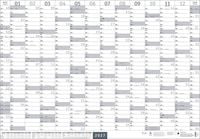 Produktbild: Mega-Posterplaner, silber 2027