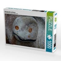 Produktbild: CALVENDO Puzzle Steingesicht am Strand | 1000 Teile Lege-Gr&ouml;&szlig;e 64x48cm Foto-Puzzle f&uuml;r gl&uuml;ckliche Stunden
