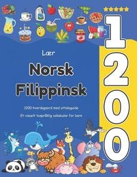 Produktbild: L&aelig;r Norsk Filippinsk 1200 hverdagsord med uttaleguide