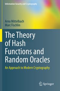 Produktbild: The Theory of Hash Functions and Random Oracles