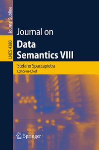 Produktbild: Journal on Data Semantics VIII