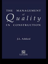 Produktbild: The Management of Quality in Construction