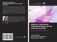 Produktbild: Algunas cuestiones contempor&aacute;neas de las ciencias sociales