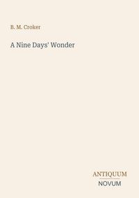 Produktbild: A Nine Days' Wonder