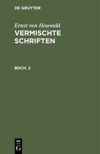Produktbild: Vermischte Schriften. Bdch. 2