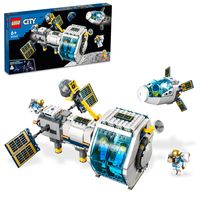LEGO City 60349 Mond-Raumstation, Weltraum-Spielzeug von NASA inspiriert 