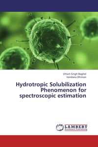 Produktbild: Hydrotropic Solubilization Phenomenon for spectroscopic estimation