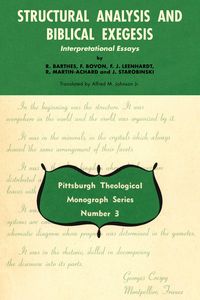 Produktbild: Structural Analysis and Biblical Exegesis