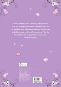 Disney Prinzessin Best of: Die schönsten Motive zum Ausmalen